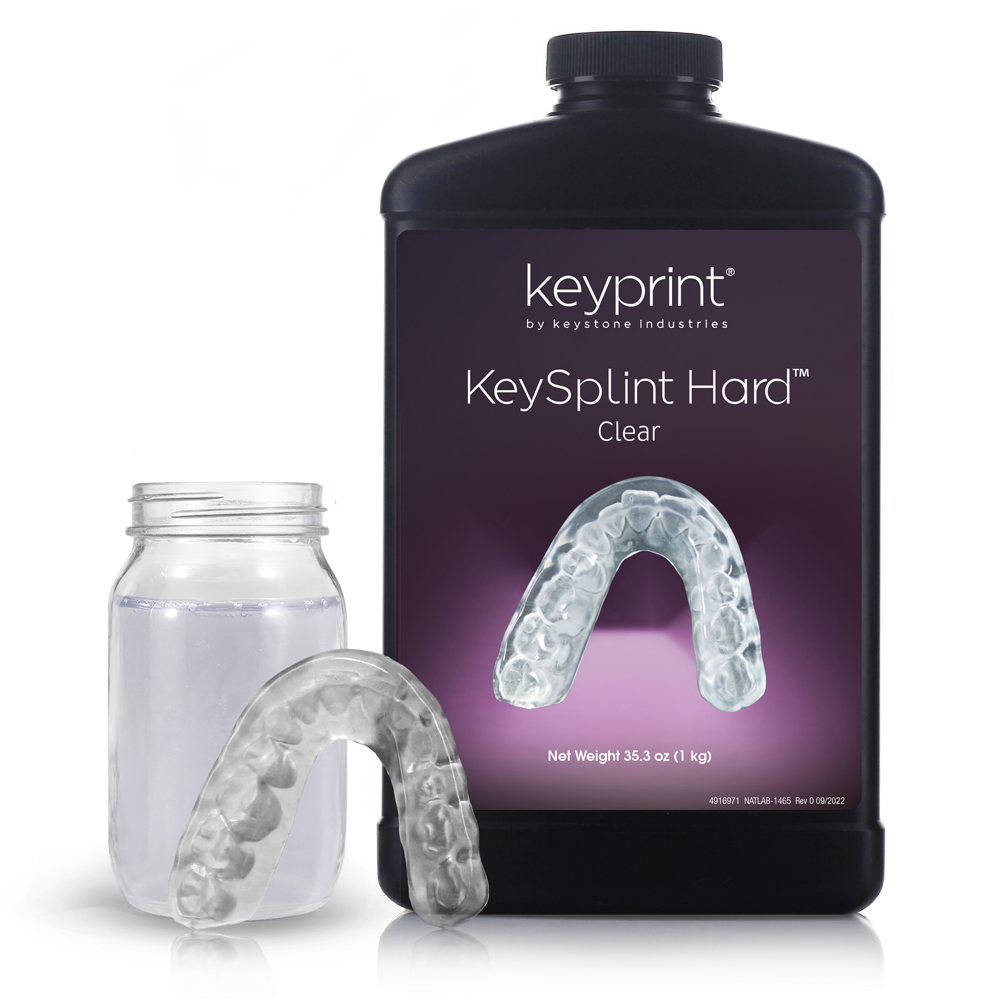 Keysplint_Keyhard Clear Image of Dental Resin