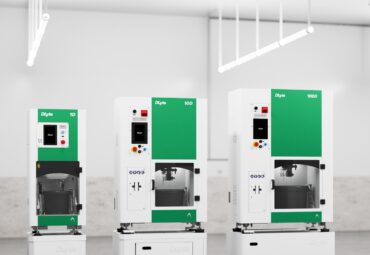 Image shows DLyte metal surface finishing machines for dental industry