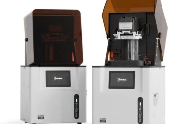 Image of HeyGears A2D HD 3D printers used in dentistry
