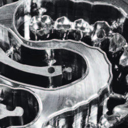 Image of milled dental bridges, bars